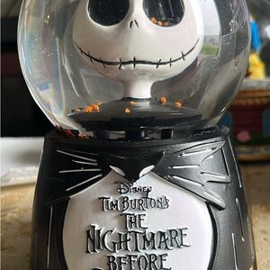 Disney Black and White The Nightmare Before Christmas Snow Globe